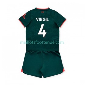 Maillot/Tenue Liverpool Virgil van Dijk 4 Enfant Troisieme 2022/2023